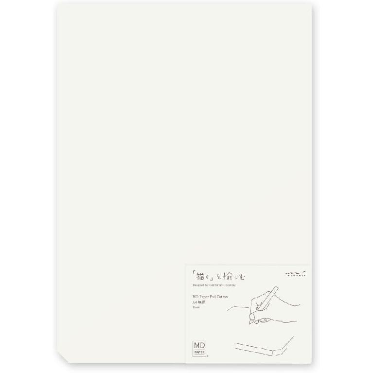 Midori 15238006 Memo MD Paper Pad, Cotton A4, Unlined A4