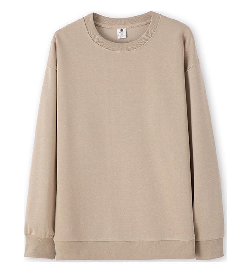 2025 Autumn/Winter Women's Casual Loose Round Neck Solid Sweatshirt - American Style Trendy Top