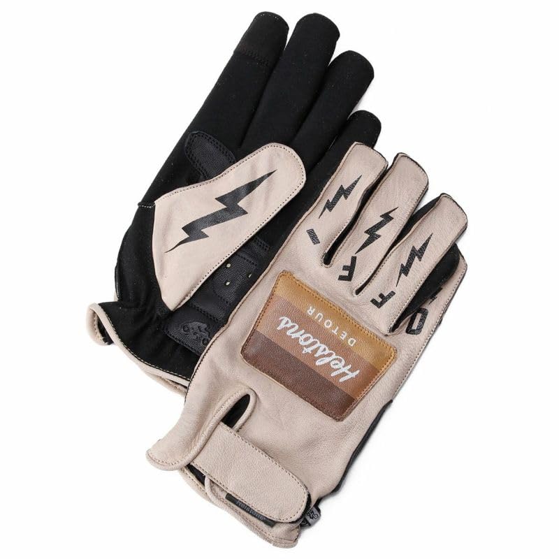 

DETOUR GLOVES Unisex Gloves for and Comfortable Size L Driving, Motorcycles, Touring, Fit, Beige, бежевый