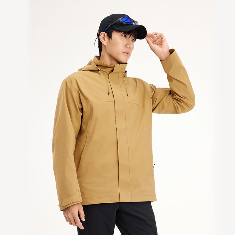 COVER GAL Men's Hardshell Hooded Outdoor Jacket