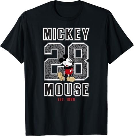 Mouse 1928 Black TShirt S