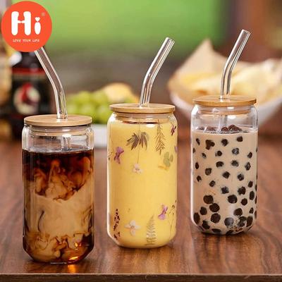 Bună Durabilă, ceai, suc, lapte, ceașcă de sticlă, poate modela ceașcă de cafea, pahar de vin, ceașcă de băutură cu paie, vase de sticlă borosilicată