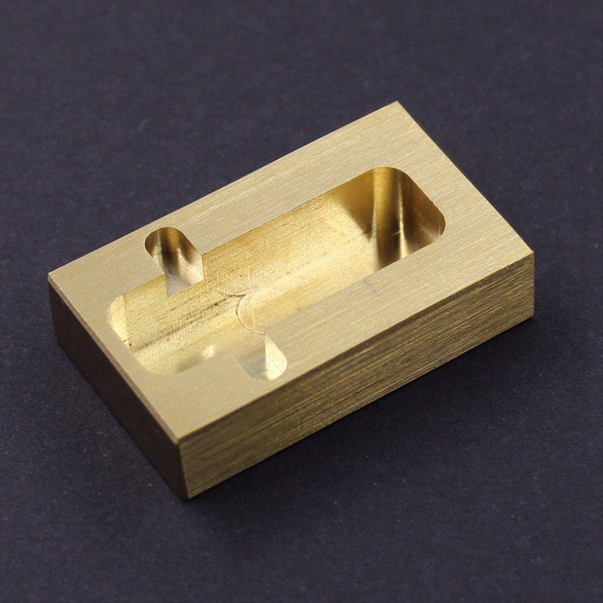 

BHBL Pure Copper Leather Craft Carving Tool Pure Copper Mini Edge Oil Box DIY Hand-Sewn Leather Tool Roller China Mainland