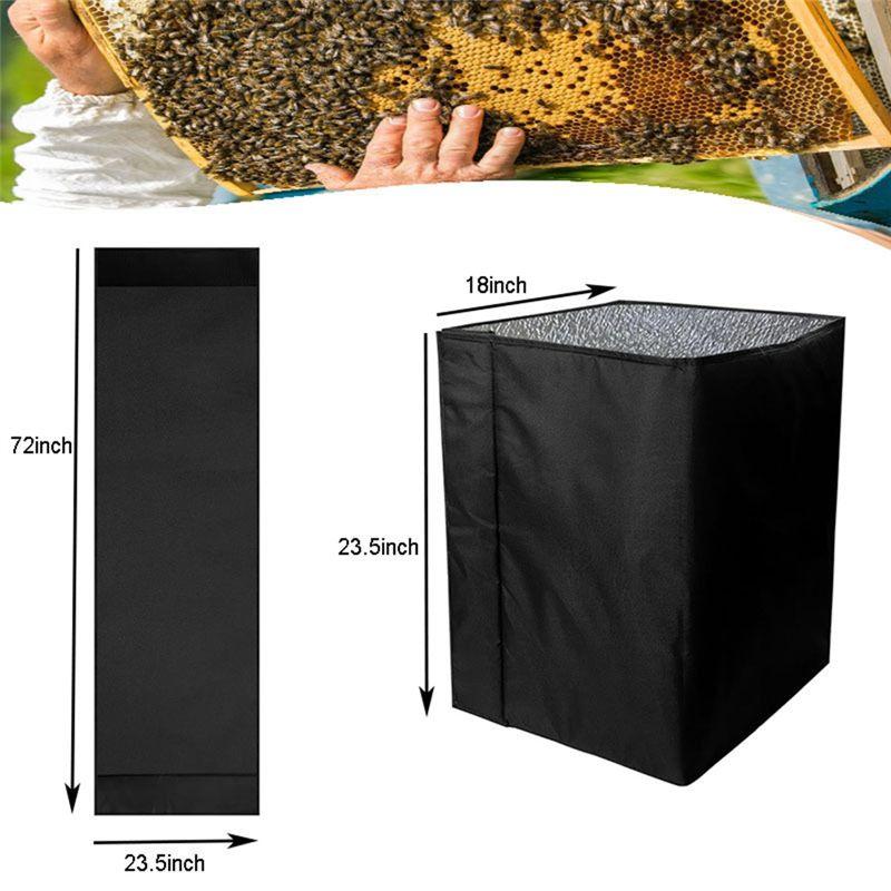 M-Modern-Windproof Winter Beehive Thermal Cover Waterproof Beehive Protection Wrap For Winter Use Beekeeping Supplies Adjustable