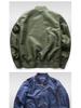 Herren Frühling/Herbst Stehkragen MA-1 Pilotenjacke