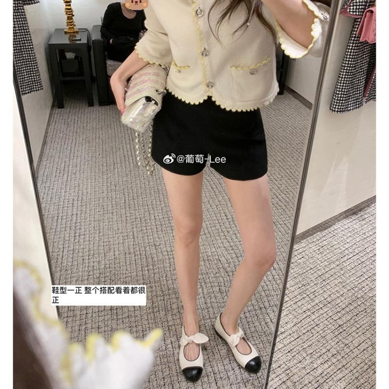 ~ Kyoto Girl~ Bow Splicing Round Head Versatile Age Reduction Mary Jane Single Shoes Women