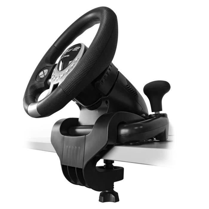 SPIRIT OF GAMER Pack Gaming Volant + Pédale SOG-RWP2