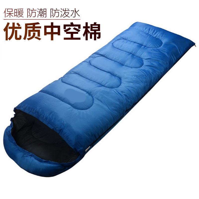 

Envelope Sleeping Bag Cotton Summer Camping Sleeping Bag Lightweight Family Outdoor Sleeping Bag Breathable Warm Weather Sleep синий