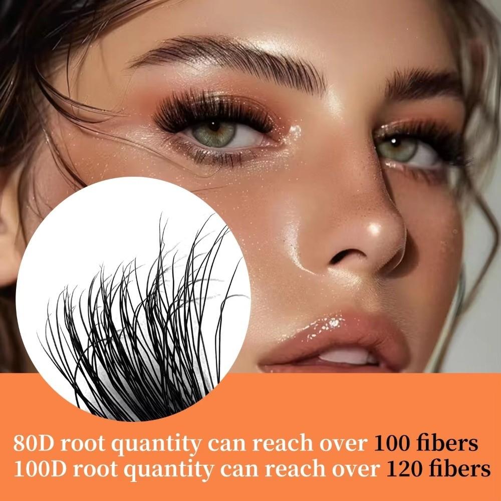 10-24mm Gemischte Länge Wimpernbüschel D-Schwung Augen Make-up Werkzeuge Falsche Wimpern Make-up Verbesserung