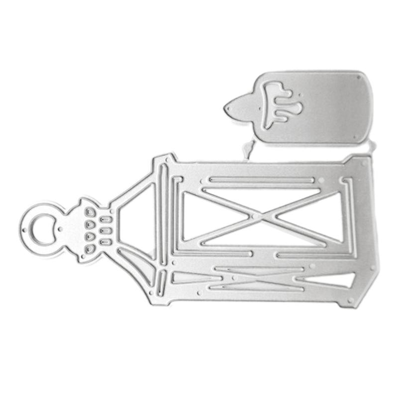 Cute Lamp Die Cuts Metal Cutting Dies Embossing Template Easter Supplies for Girl Kid DIY Scrapbooking Craft Gift Cards