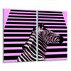 Szklana Deska Do Krojenia 2X 30X52 Zebra