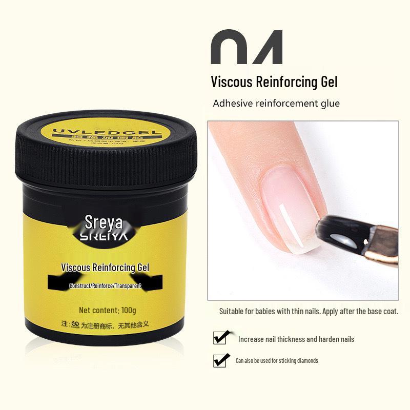 

Набор 3-в-1 для наращивания ногтей гелем: УФ гель для наращивания, базовое покрытие и закрепитель