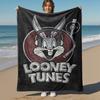 1 Stück LOONEY TUNES BUGS BUNNY Outdoor-Decke - Überwurfdecke, Weich, Flanelldecken, Wohnzimmer, Reisen, Camping-1102174