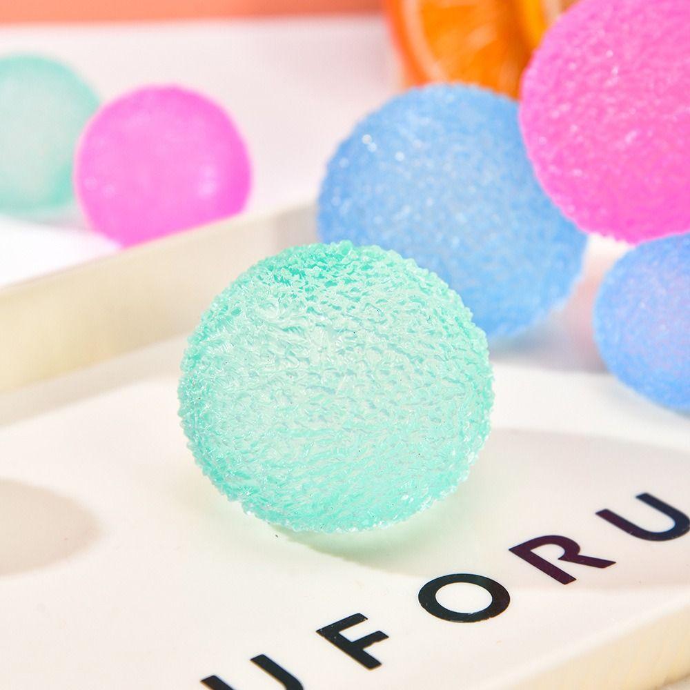 Soft Crunchy Slushie Squeeze Ball Blue Grass Ball Squeeze Toy Gift Crispy Handmade Ball  Office