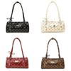 Pu Polka Dot Shoulder Bag For Women With Inner Pockets And Zipper Closure For Daily Use