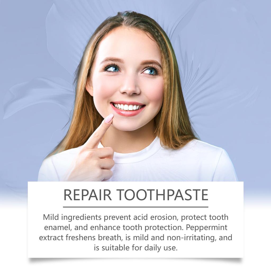 Fluoride Free Toothpaste Dental Caries Repair Anti Decay Brightening Tooth Oral Cleaning Remove Stain Freshens Breath Toothpaste