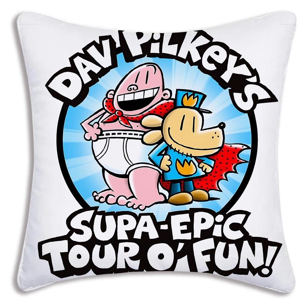 Anime For D-Detective Dog Pillow Covers Cartoon Sofa Decorative Home Double-sided Printing Short Plush Cute Cushion Cover