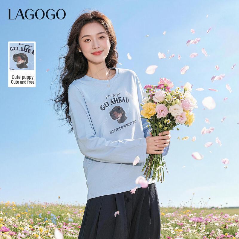 LAGOGO Women s Printed Casual T-Shirt M