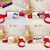 Cartoon Kids Coin Purse Pu Material Waterproof Durable Mini Shoulder Bag For Toddlers