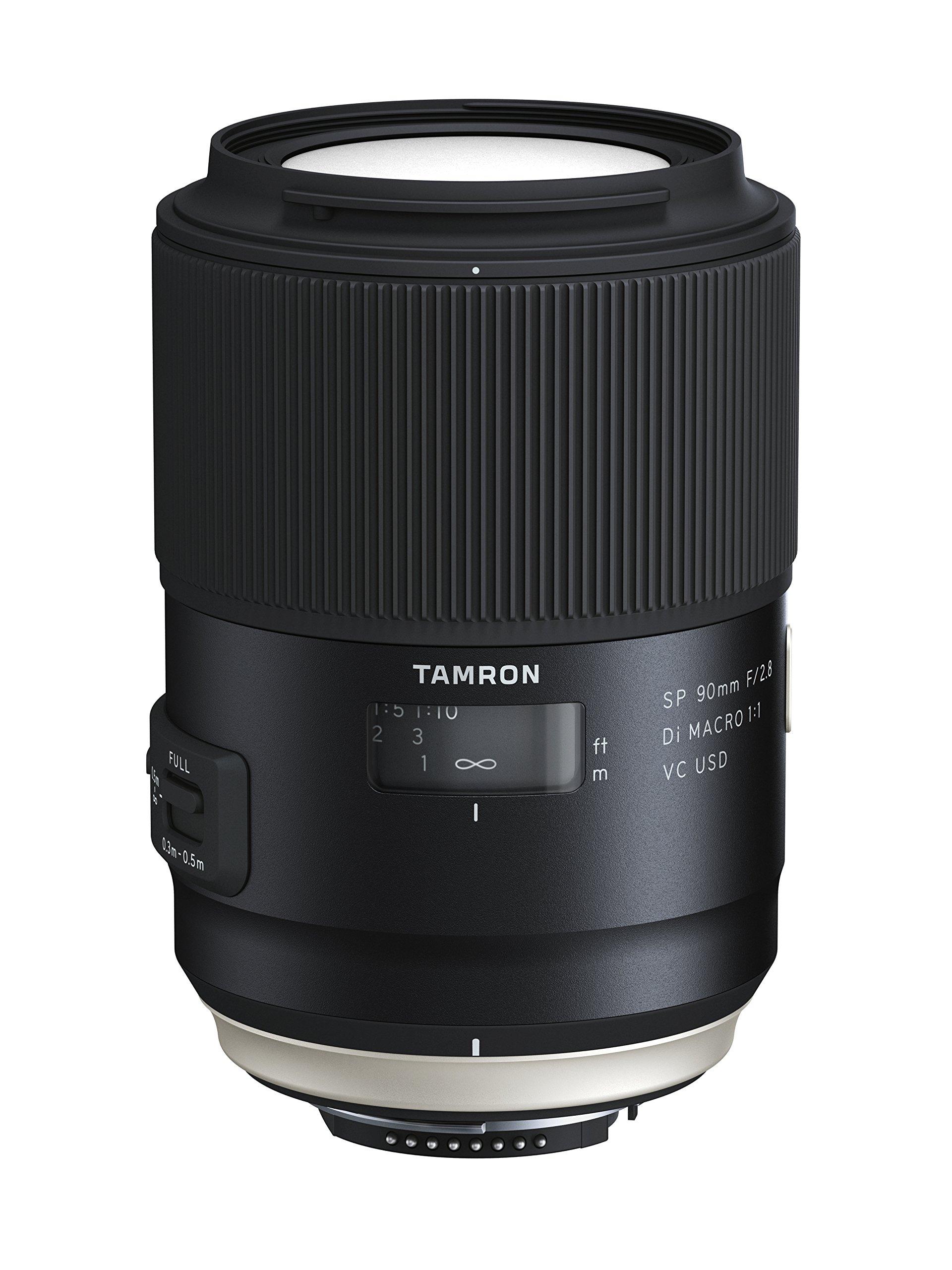 

TAMRON Single Focus Macro Lens SP90mm Di MACRO VC USD for Nikon Full Size Compatible F017N with Shift F2.8 11 [Compatible Blur]