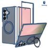 Applicable to Samsung Fold7 mobile phone case anti-drop 360 rotating magnetic suction Flip 8 folding screen universal bracket protective cover