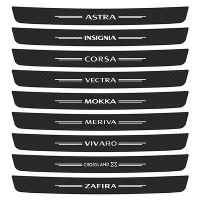 Car Trunk Bumper Guard Door Sill Protector Sticker for Astra Insignia Mokka Corsa Vectra Meriva Crossland X Vivaro Zafire