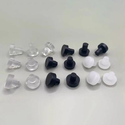 50 Adet M5 M6 Cam Üst Masa Mobilya Gömülü Tampon Saplı Vidalı Delik Tıpa Kaymaz Ayak Paspasları Dolap Kapı Tutucuları