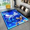 Fashion S-Sonic Cartoon Game Carpet Rug for Playroom Bedroom Living Room Sofa Home Decor,kids Play Area Rug Non-slip Floor Mat