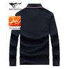 Septwolves Men's Spring Business Casual Long-Sleeve Polo T-Shirt