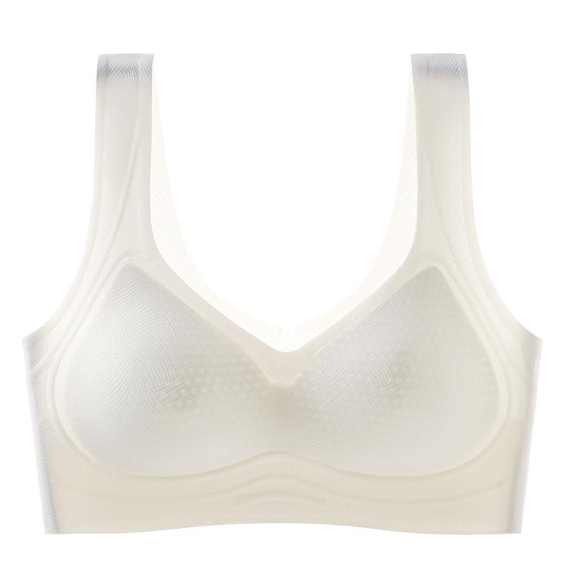 Underwear women's big breasts show small soft support, pull and gather, close secondary breasts, anti-sagging vest type sports bra cover