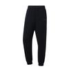 Li Ning Loose Fit Solid Color Elastic Knitted Sports Pants Men Bottoms Black AKLT549