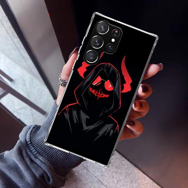 Devil Bad Boy Anime Phone Case For Samsung Galaxy S23 S24 S25 Edge S26 Ultra S22 + S21 Plus S20 FE Cover Silicone Print Shell Ga