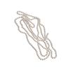 Christmas Tree Bead Garland, Clear Bead String Hanging Ornaments for Holiday Decoration