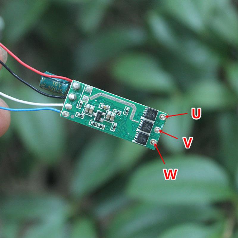 1Pcs Brushless Electric Regulator Module Plastic Mini 2S 7A-15A Brushless Motor Driver Board Aircraft Model