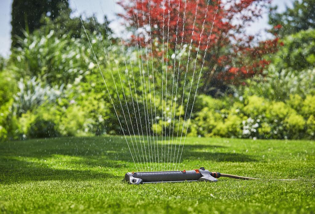 Zraszacz Pistolet Wahadłowy Gardena Aquazoom M 250M2 Do Nawadniania Trawy