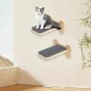 In-Stock Wall-Mounted Cat Tree & Climbing Frame with Jumping Platform, Perch, Hammock, and Stairs