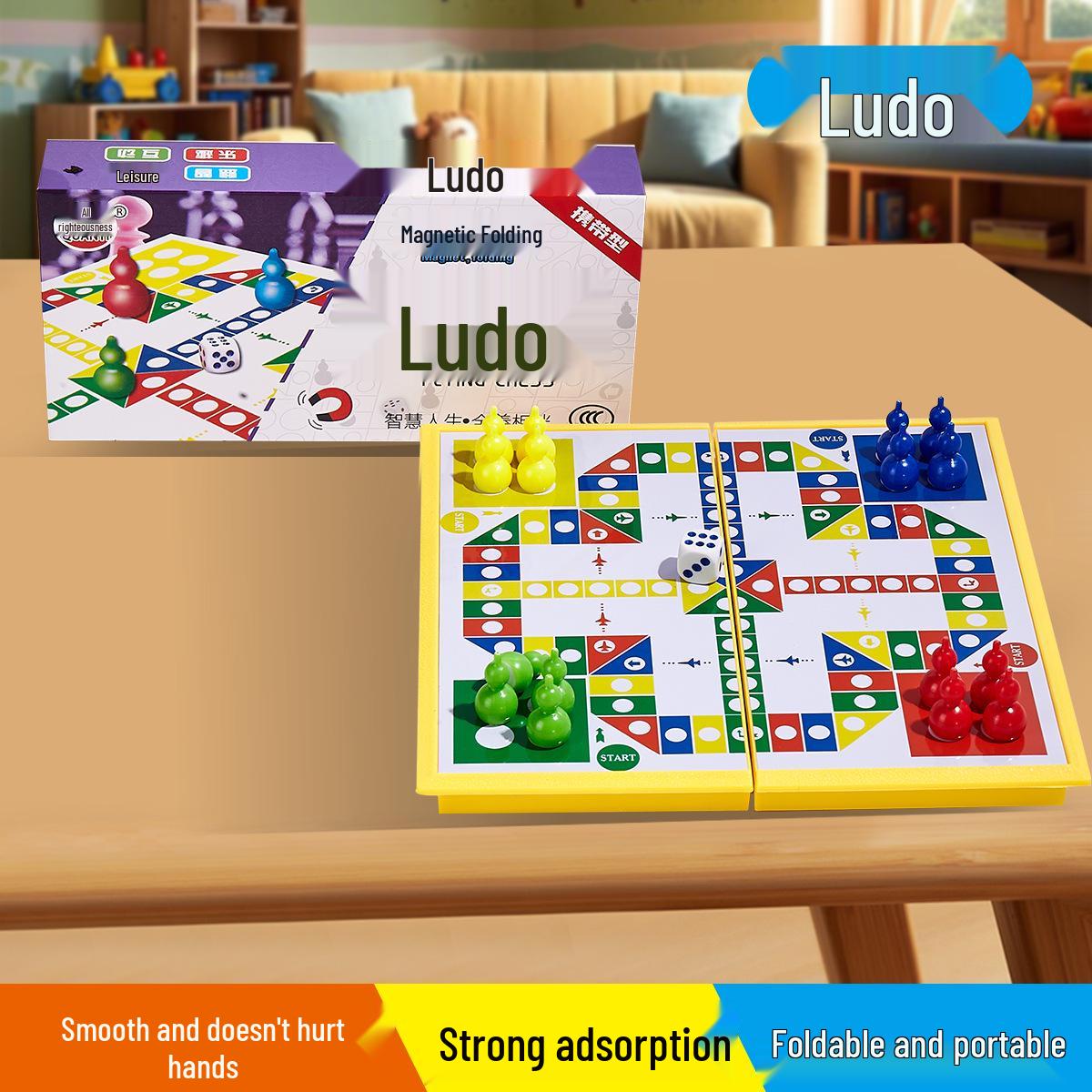 

Середній складний магнітний шаховий набір для дітей: Включає Гомоку, Доу Шоу Ці, Шашки, Сянці та Магнітні Літаючі Шахи. 19.5*19.5cm