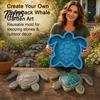 Garden Stepping Stone Form Ocean Themed Silicone Mold for DIY Patio Walkway Path Decor, Reusable Concrete Animal Animals Casting Mold, Sea