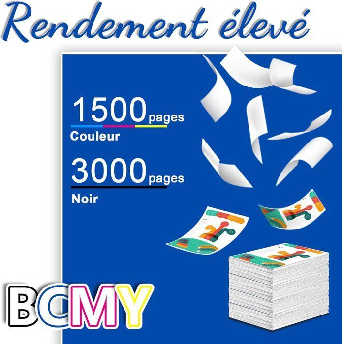 Cartouches d'Encre - LAMPESECOENERGIE - LC426 - Haut Rendement - Compatible Brother - Pack de 4