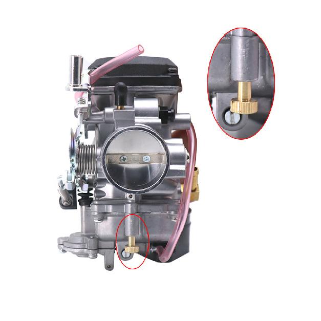 Sclmotos- For Harley CV40 Twin Cam Sportster Keihin CVK 34/36/40 Carburetor Air Screws Idle Mixture Fuel Ratio Adjusting Screw Fuel System 2