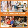3 Stück Holz Stifthalter Kinder Schreibtisch Bleistift Radiergummi Aufbewahrungsbox für Schüler Büro Multifunktionaler Schreibwaren Organizer