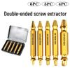 High-Speed Steel Double-Ended Screw and Wire Extractor Set 4341