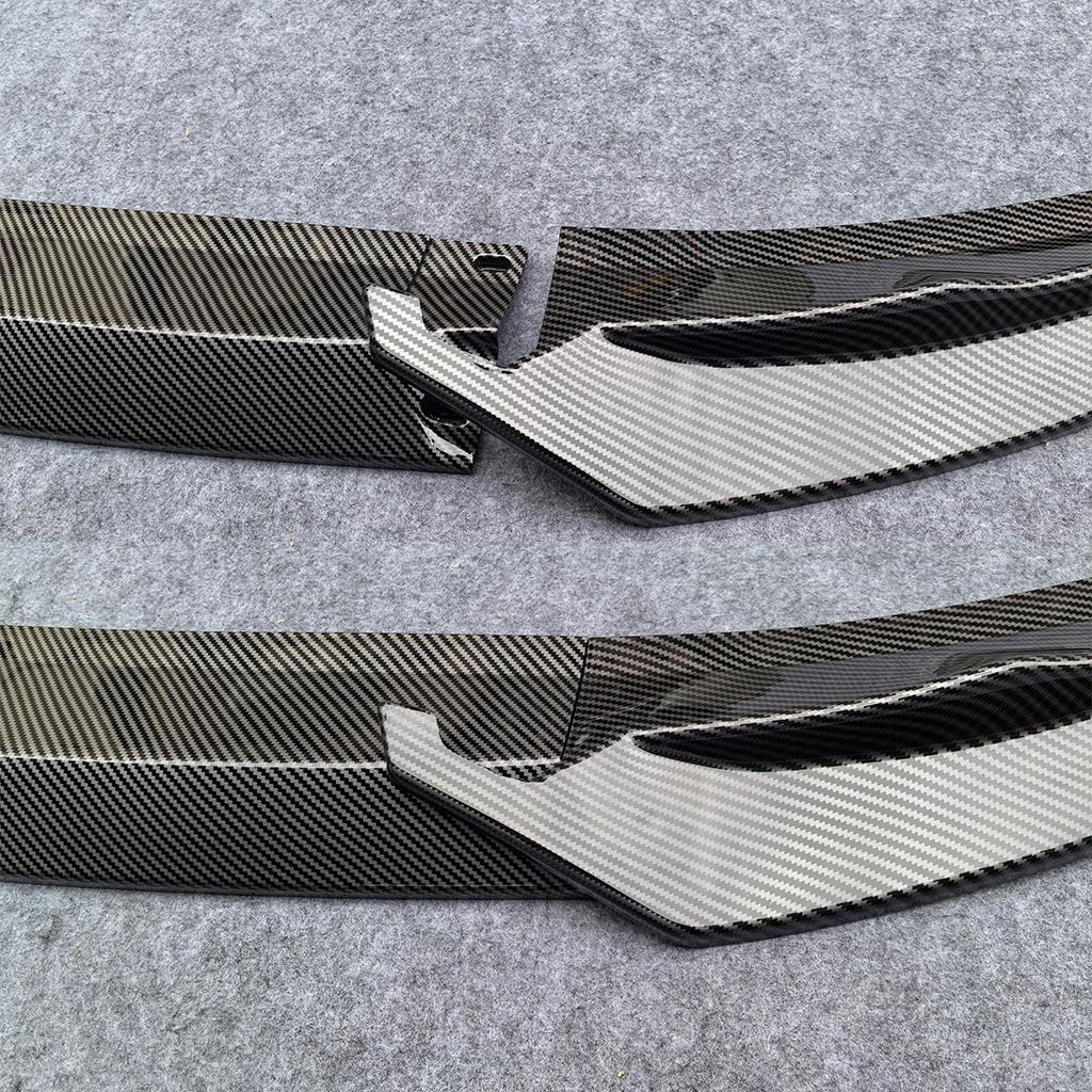 Gloss Black Car Front Bumper Lip Spoiler Air Chin Body Kit Splitter For BMW G20 3-Series 330e 330i M340i 320i M-Sport 2023-2026