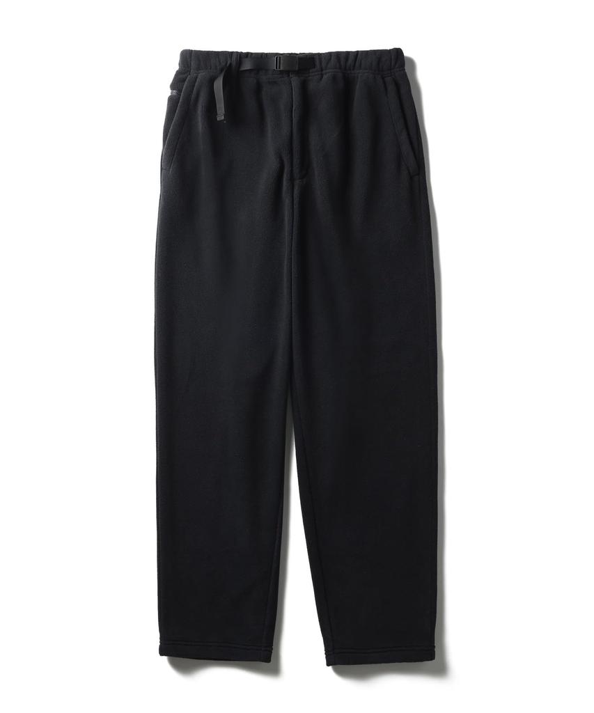 Snow Peak Fleece Pants and Size L Water-Repellent PA-25AU017, Men's Women's, Black,