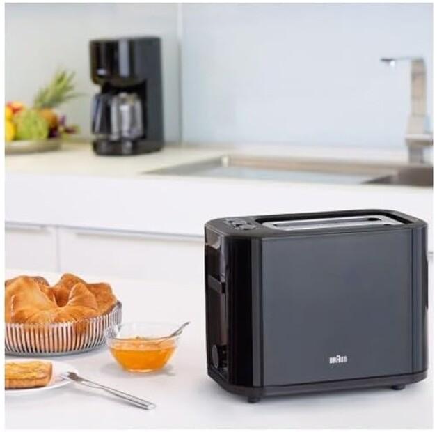 Тостер Braun HT 3010 PurEase schwarz