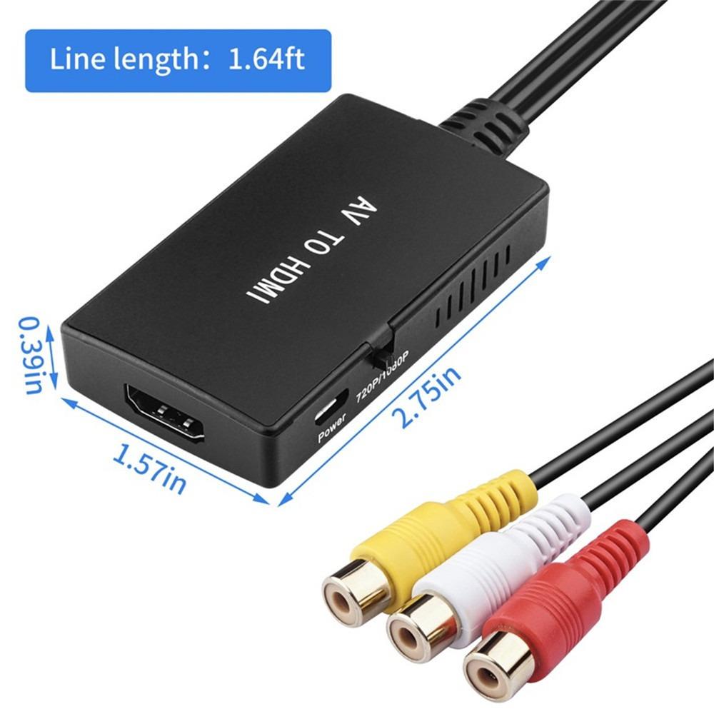 AV To HDMI Converter / AV To HDTV High-Definition Video Adapter Cable
