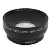 JSR‑1155 Advanced 49MM 0.45X Wide Angle Macro Lens Fit for All 49MM Diameter Camera Lenses