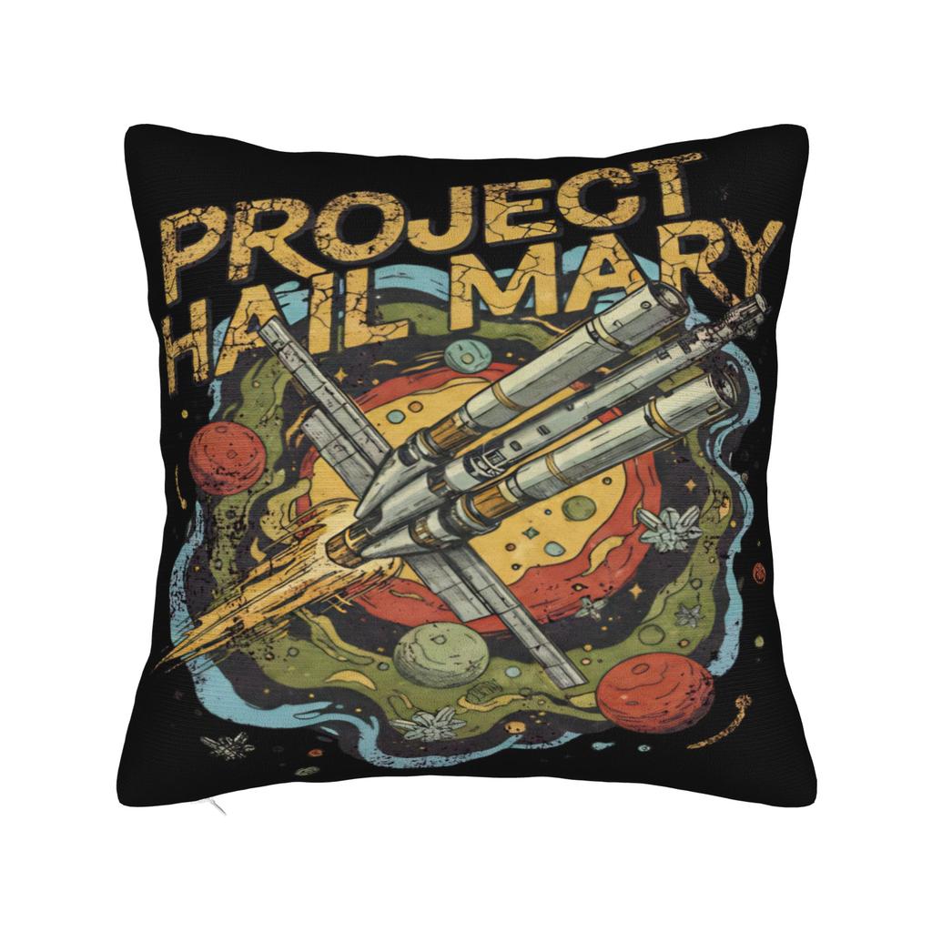 Project Hail Mary Rocky AMAZE Pillow Cover Cute Funny Pillow Case For Sofa Couch Bed Living Room Comfy Cushion Cover Gift