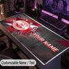 Custom Text Big Mousepad, Extended Desk Pad For Laptop Work GameAberdeen FC