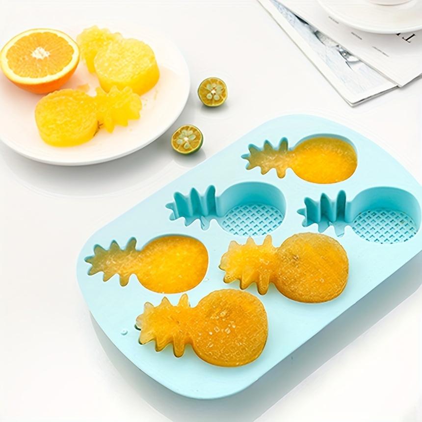 1pc Fruit Shaped Silicone Ice Cube Tray For Cocktails Whiskey Pudding Jelly And Candy - Multifunctional Chocolate Mold - Kitchen And Party Essential